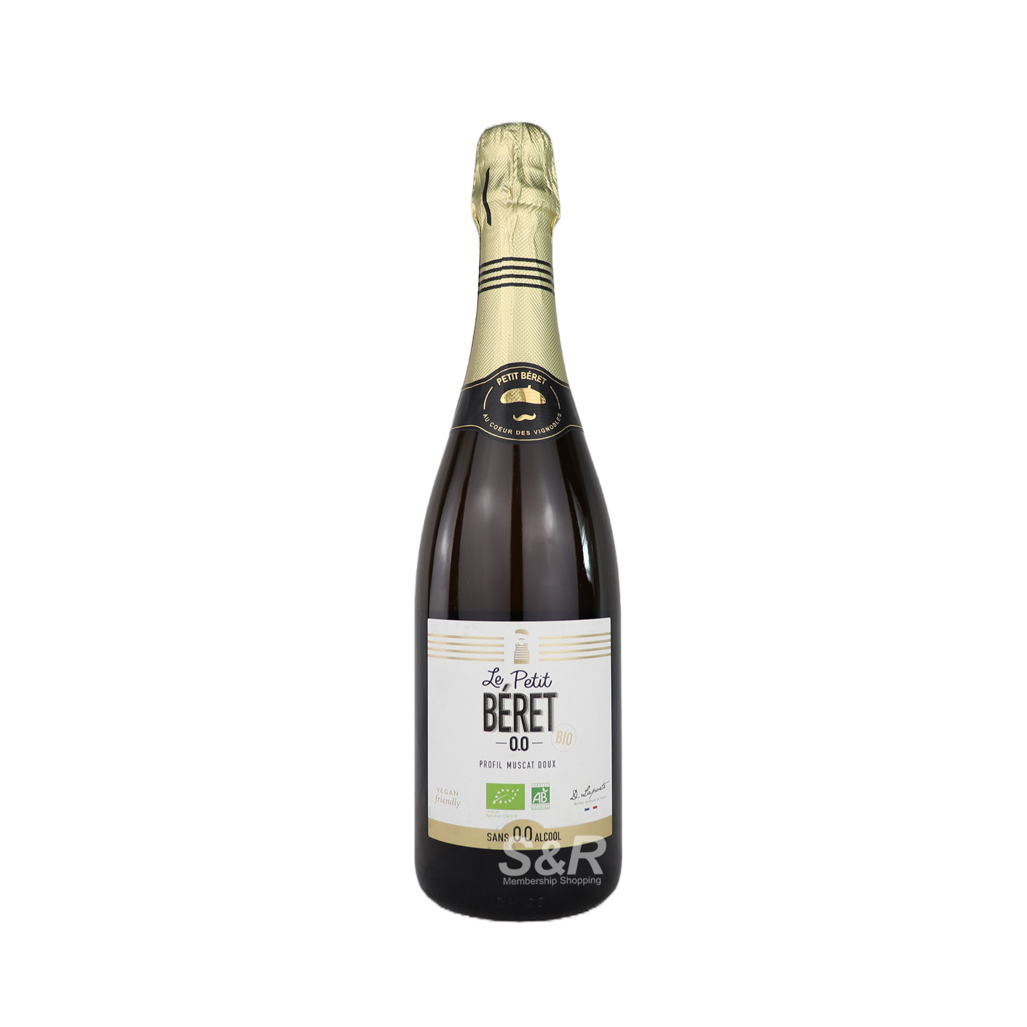 Le Petit Beret Sweet Muscat Non-Alcoholic Sparkling Wine 750mL